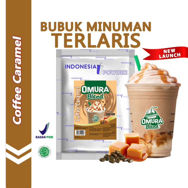 

OMURA Blend Bubuk Minuman Premium Rasa Coffee Caramel / Kopi Karamel Powder Drink 500 Gr Omura Powder