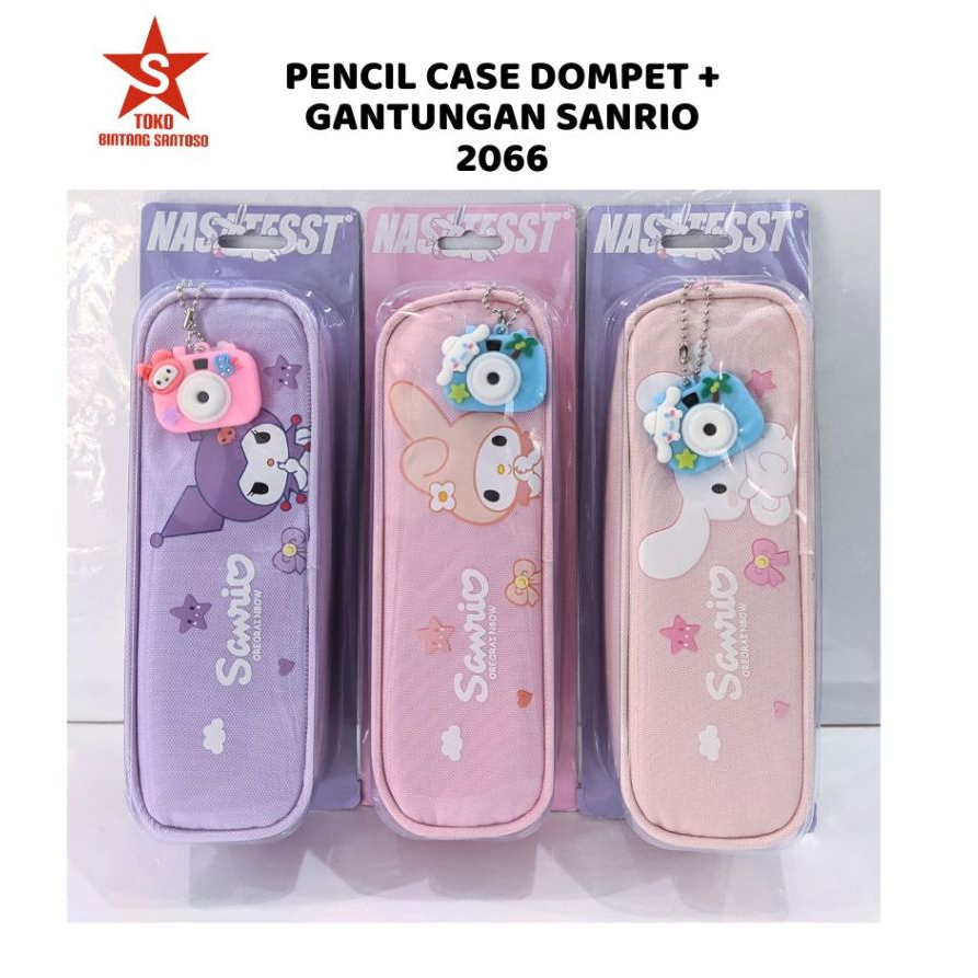 

PC DOMPET + GANTUNGAN SANRIO 2066 / Pencil Case Dompet SANRIO 2066 / Tempat pensil