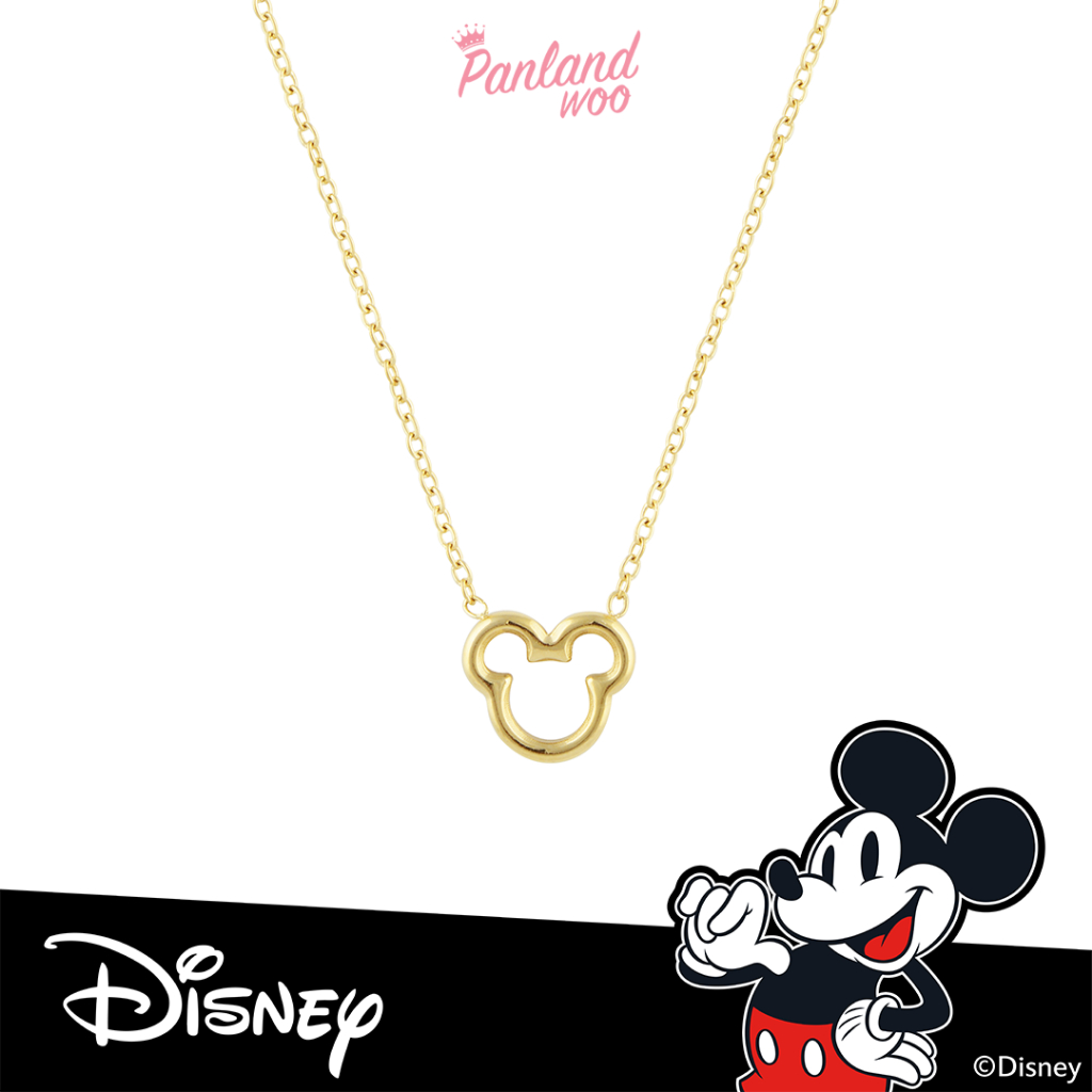 Panlandwoo - Mickey &amp; Minnie Mouse Collection - Kalung Titanium Wanita Melinda Adjustable