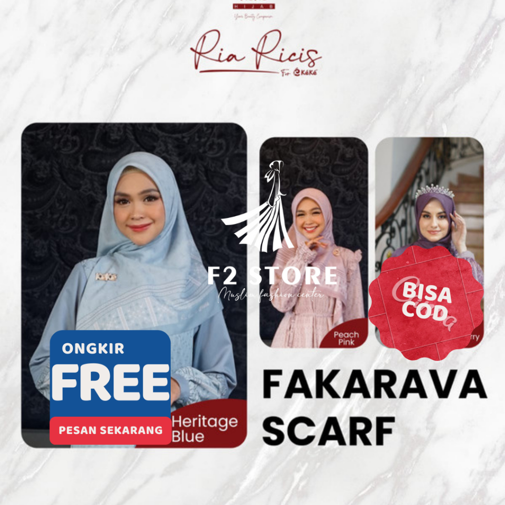 KERUDUNG KEKE FAKARAVA SCARF