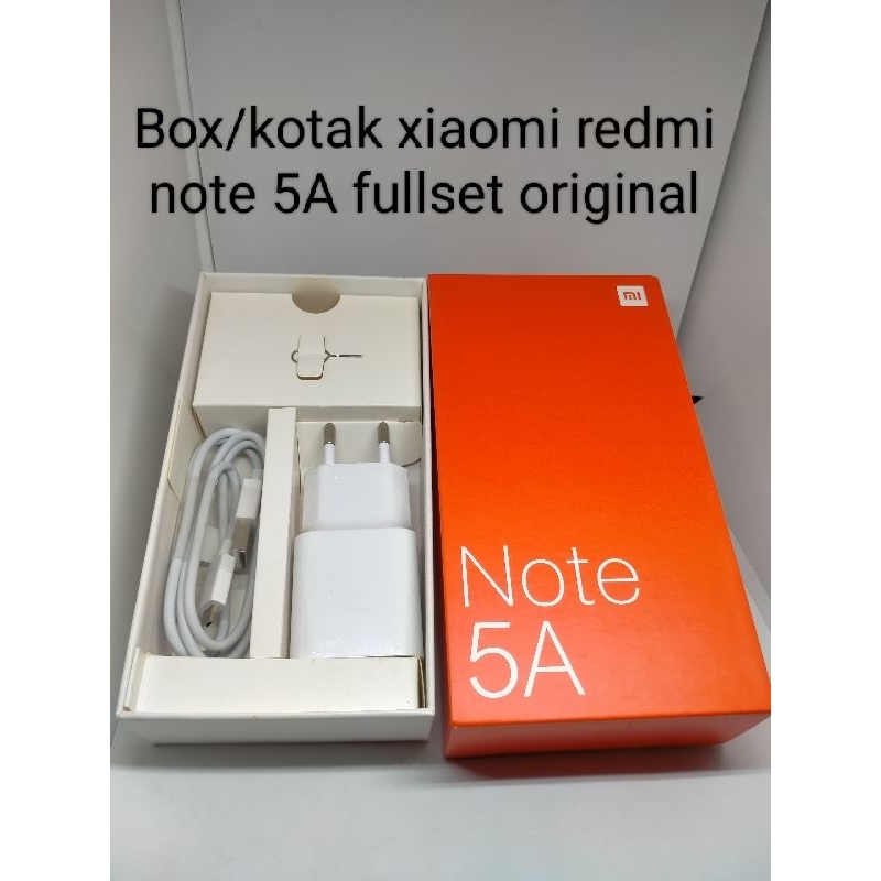 BOX/KOTAK/DUS XIAOMI REDMI NOTE 5A FULLSET