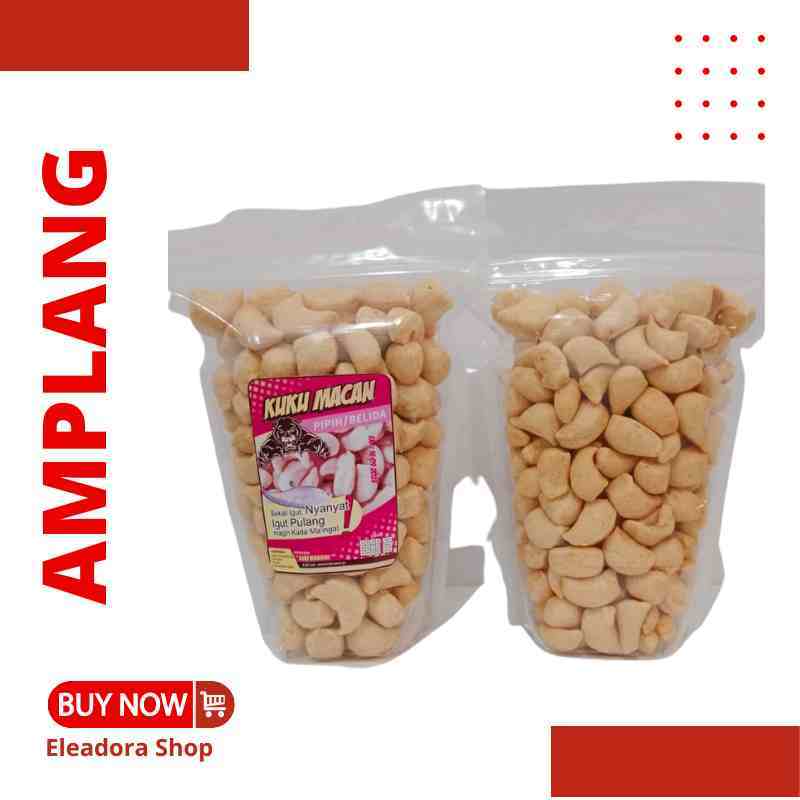 

Amplang Kuku Macan Sari Mandiri - Ikan Pipih Belida - Kemasan 250 Gram