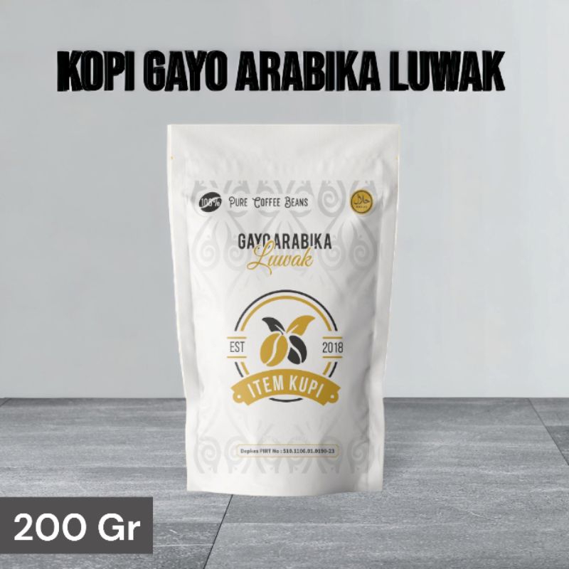 

[ITEM KUPI] Bubuk Kopi Aceh Gayo Arabika Luwak Ngopi di rumah serasa ngopi di cafe