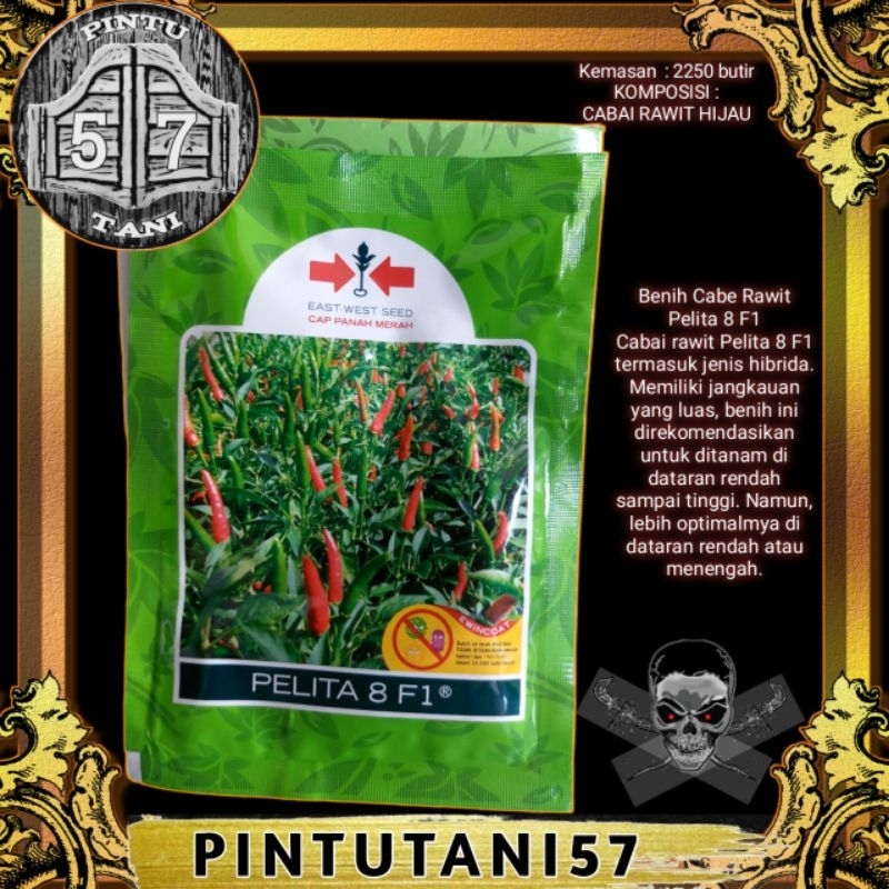 BENIH CABE PELITA 8 F1 PANAH MERAH 2250 Butir