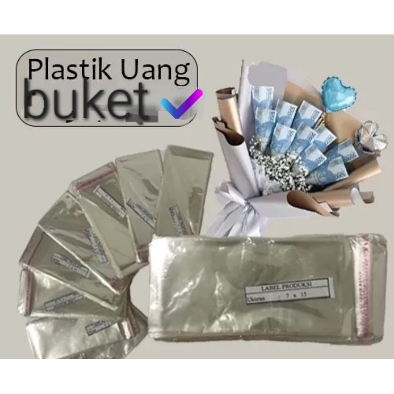 

plastik uang buket