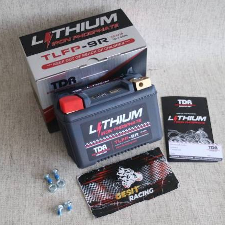 Aki Motor TDR Racing AKI XMAX - R25 - CBR250 - NINJA TLFP-9R Lithium