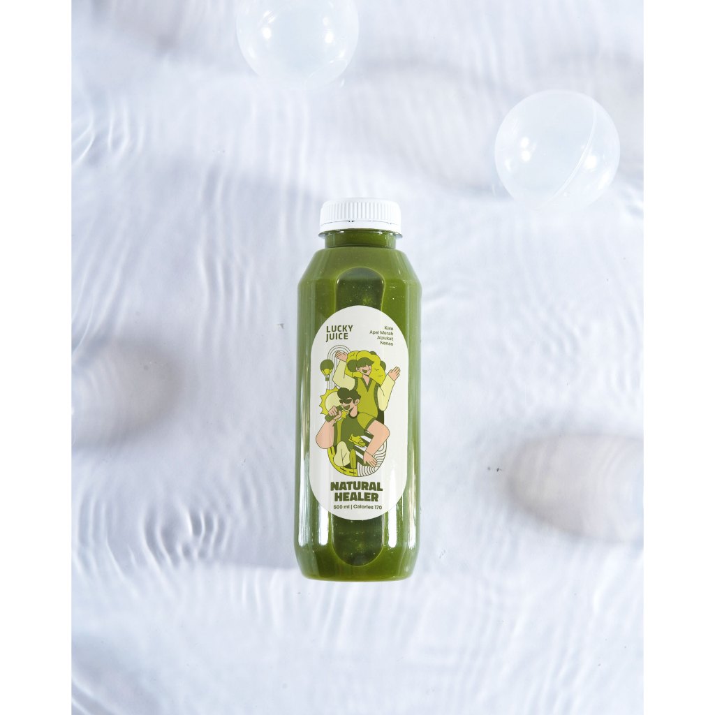 

Cold Pressed Juice Kale Alpukat - Natural Healer 500 ml - Lucky Juice