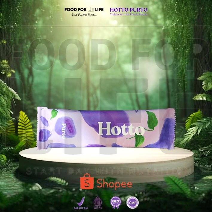 

[1 BUNGKUS] Hotto Purto Oat Milk Sereal Minuman Multigrain With Purple Potato Halal Bersertifikat BPOM Original Food For Life [COD]
