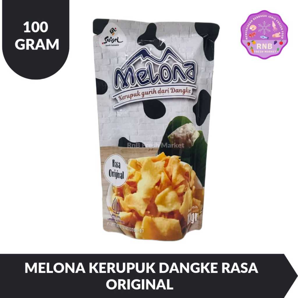 Melona Kerupuk Dangke Rasa Original 100 Gram