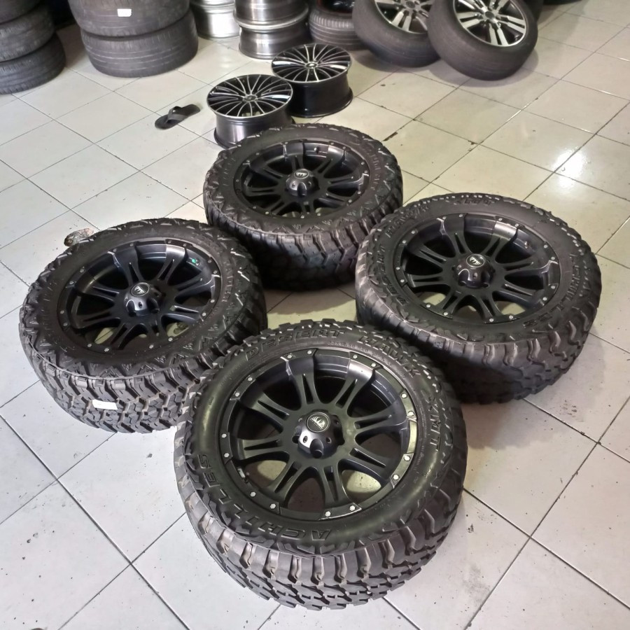 Velg offroad R20 pcd 5x127 untuk RUBICON + Ban MT 33 r20