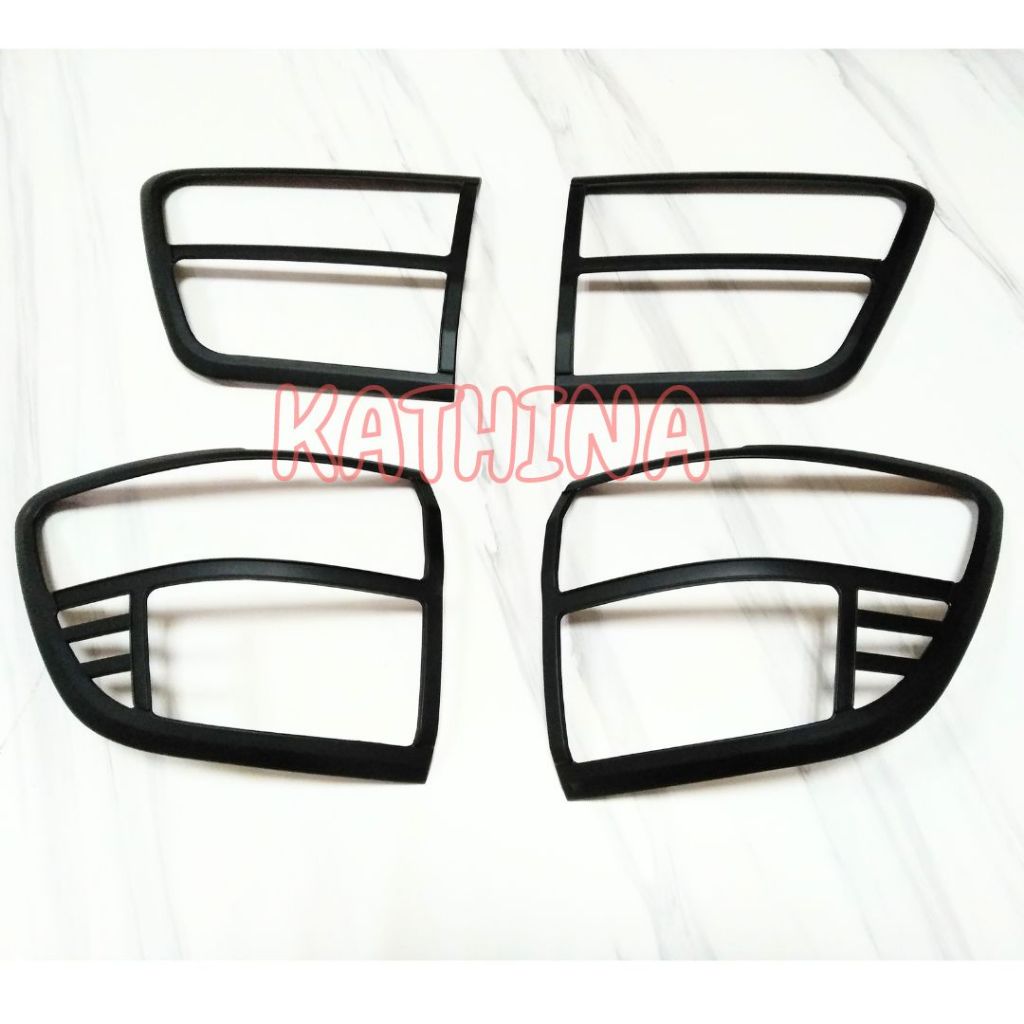 Garnish Lampu Belakang Mobil Fortuner 2008 Tail Lamp Garnis Hitam