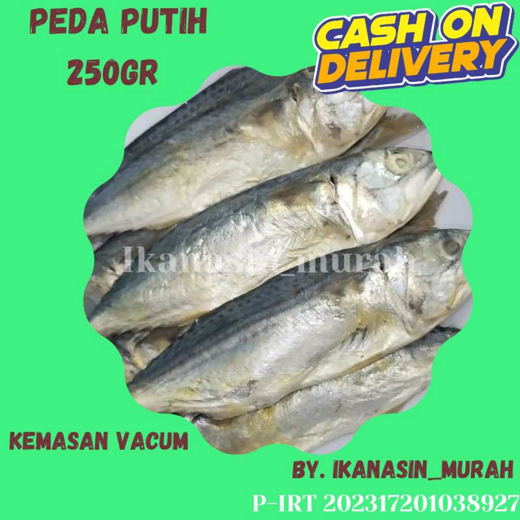 

IKAN ASIN PEDA MERAH / PEDA PUTIH SUPER 250GR / IKAN ASIN MURAH BISA COD