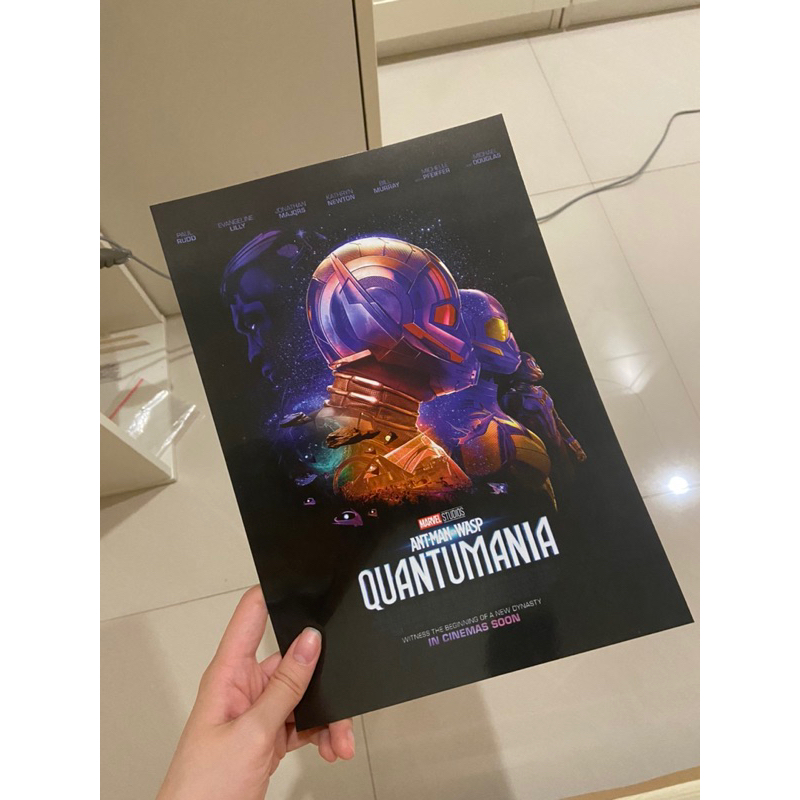collectible ticket poster ant-man quantumania 100% original