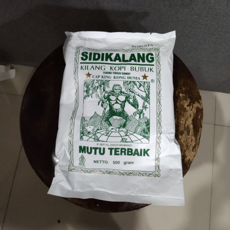 

SIDIKALANG BUBUK KOPI ROBUSTA GILING HALUS 500GR CAP KING KONG DUNIA MUTU TERBAIK