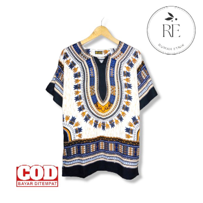 Baju kaos dashiki BG/ baju pria wanita/ baju santai/ baju dashiki