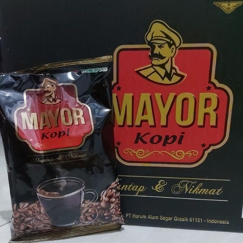 Kopi Mayor 135gr Kopi Hitam Bubuk