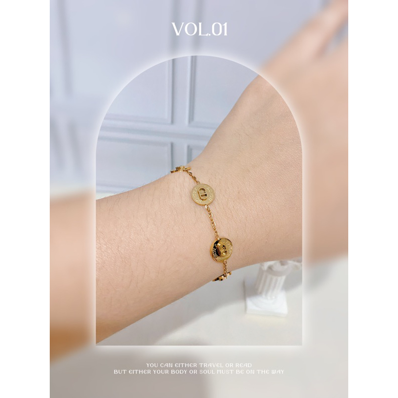 Gelang Cd Bulat Titanium