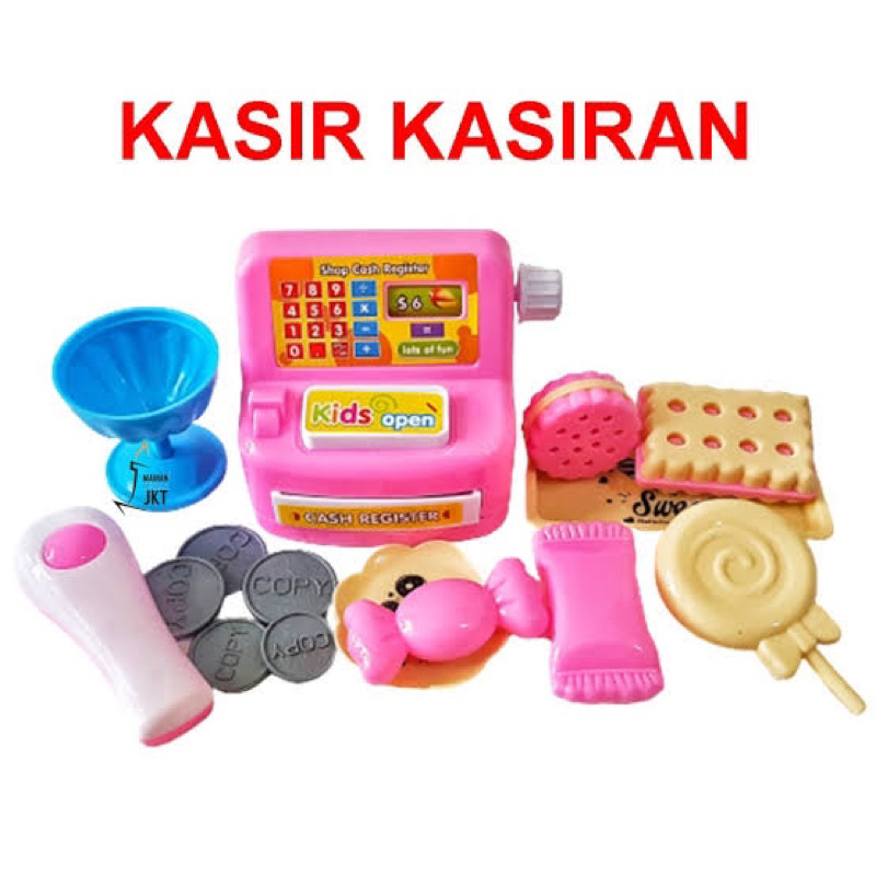 (BISA COD) MAINAN ANAK MESIN KASIR MINI KANTONG / Mainan Anak LK 15 casir dan kfc / mainan kasir kas