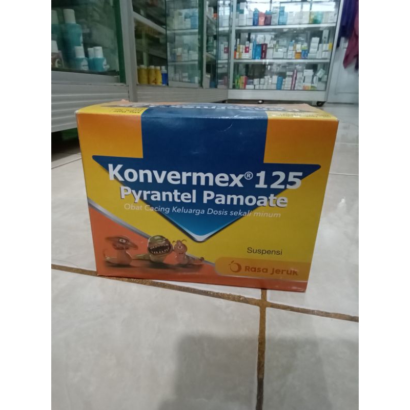 

KONVERMEX SIRUP RASA JERUK 125MG