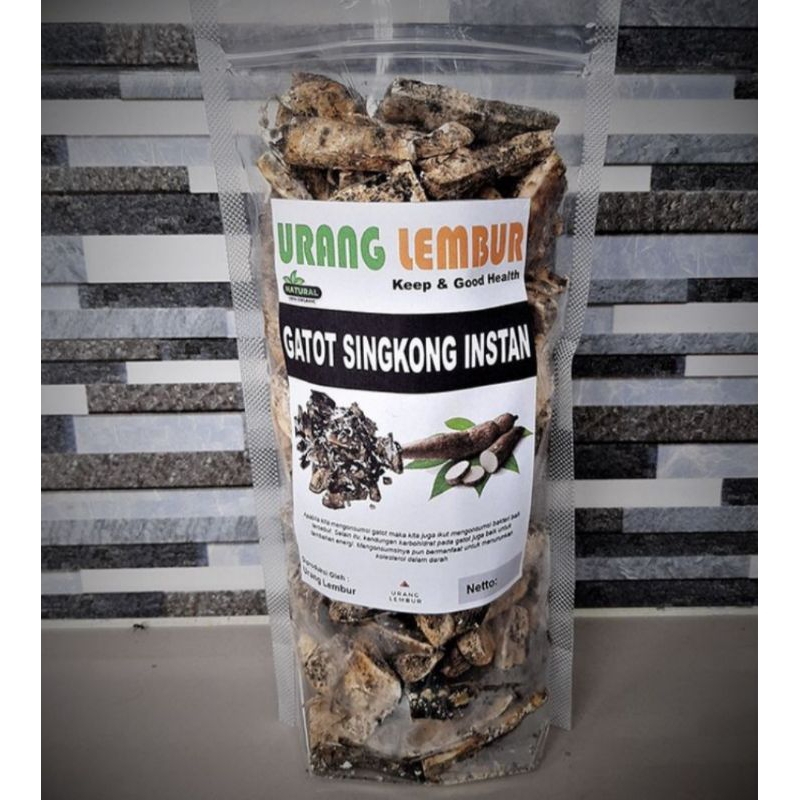 

Gatot singkong instan kenyal