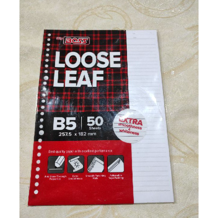 

Super Promo Loose Leaf B5 isi 50 lembar