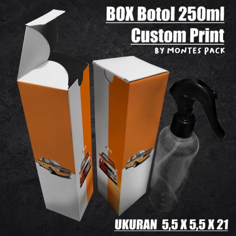 

Box CUSTOM 5,5 x 5,5 x 21 botol spray 250ml / box botol PRINT 250ml / botol spray 250ml / Box custom print 250ml