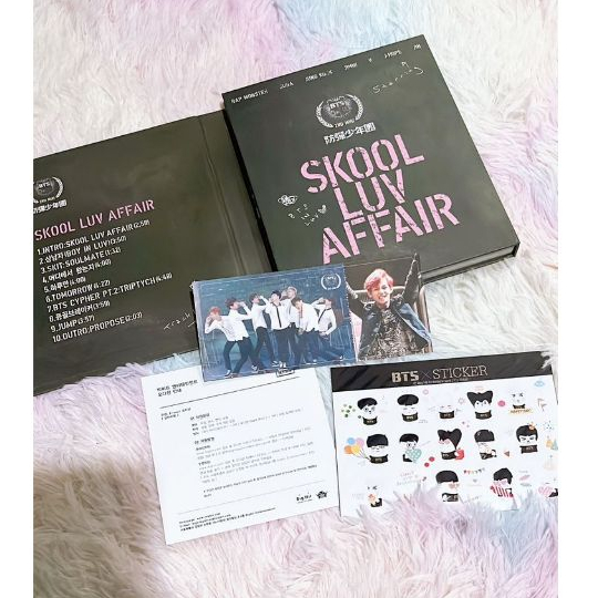BTS ALBUM SKOOL LUV AFFAIR (SLA) FULLSET PC V TAEHYUNG PHOTOCARD