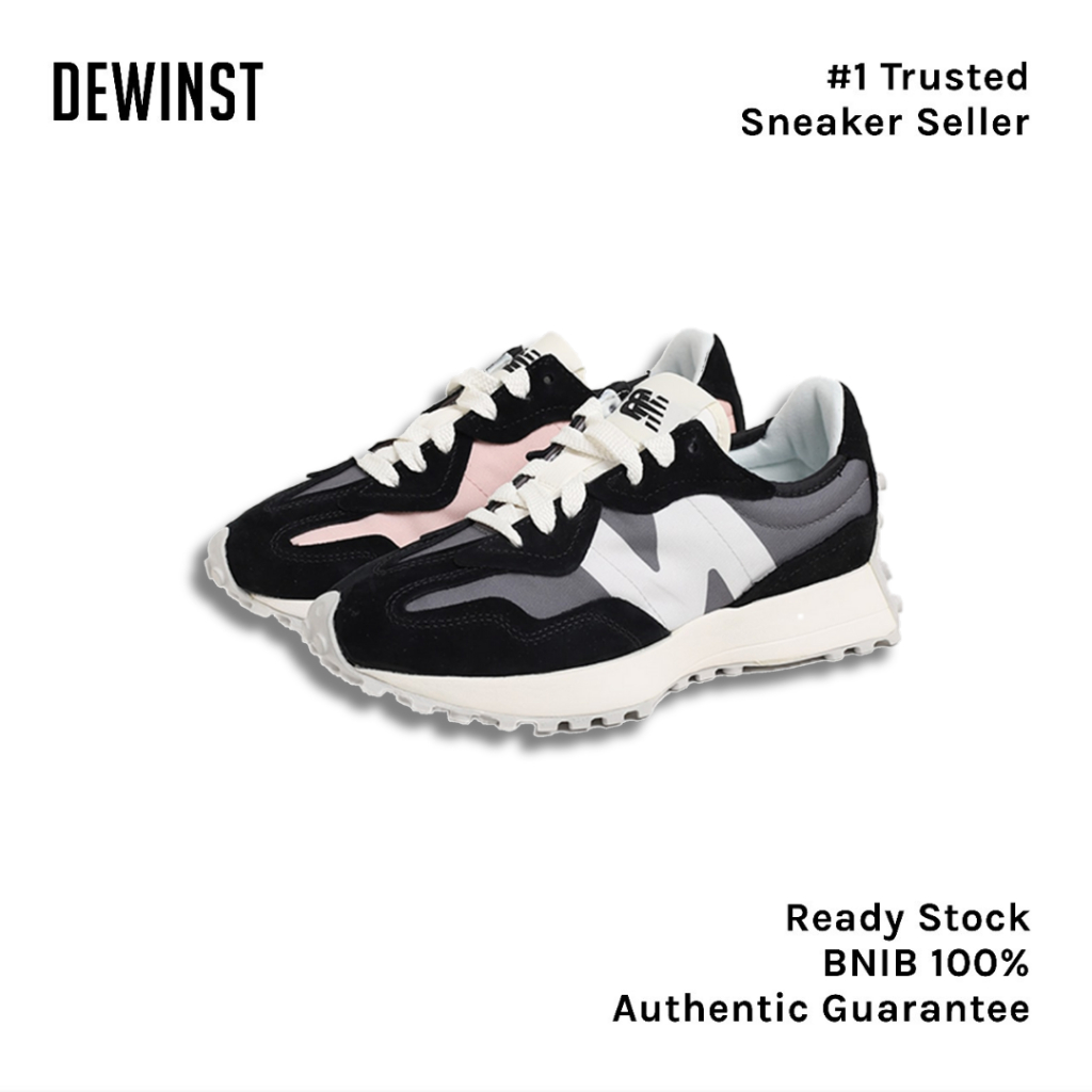 New Balance 327 Shadow Black Pink BNIB RESMI ORIGINAL