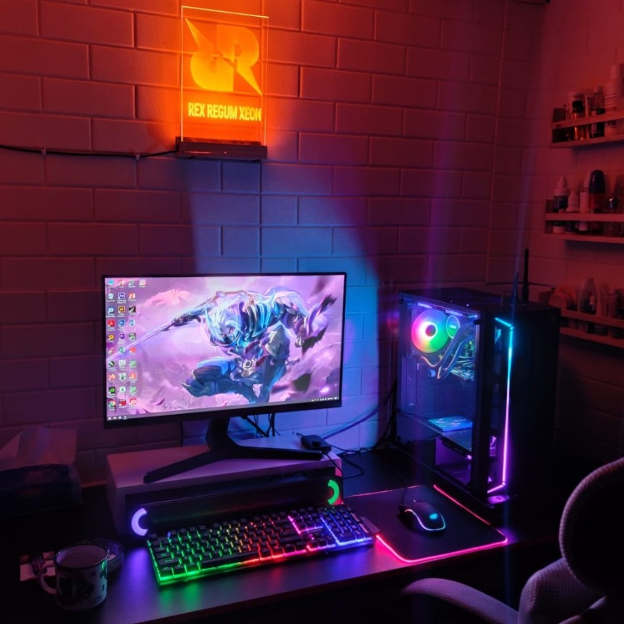PC gaming Fullset Ryzen 5 4600g GTX1660s monitor xiaomi 27 inch