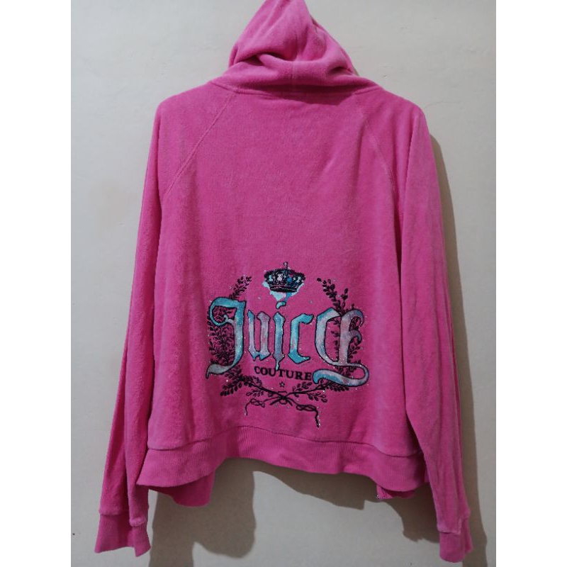 Juicy Couture Jaket Outerwear Pink Rare Collection Paling Dicari 90s y2k