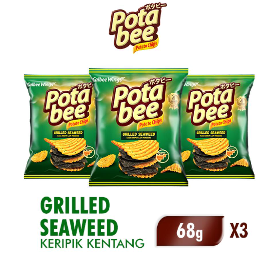 

Pasti Murah Potabee Regular Grilled Seaweed 68gr x3 Diskon Promo