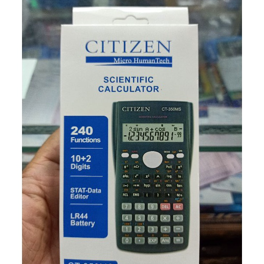

➮➟✤ kalkulator / alat hitung Citizen CT 350 MS Scientific ilmiah