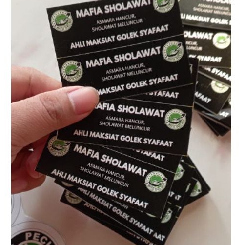 

(isi 20 stiker - baca deskripsi) Stiker Mafia Sholawat Mafis Mania pecinta sholawat