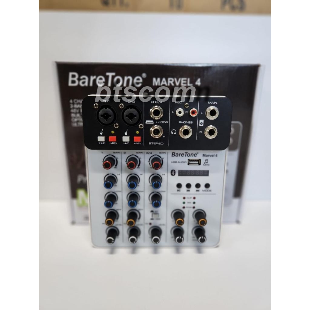Mixer Audio Baretone Max Marvel 4- Professional Mixer 4 Channel
