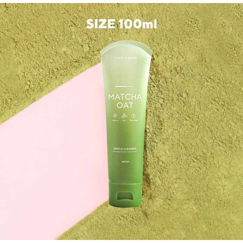True To Skin Matcha Oat Cleanser