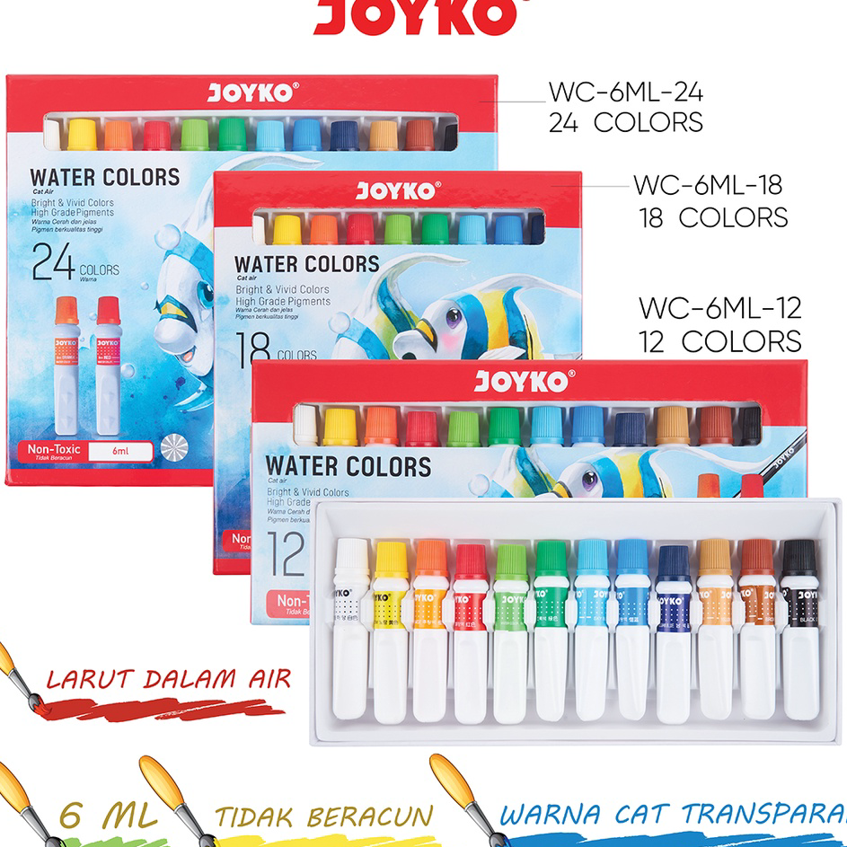 

Laris Cat Air Water Color Joyko WAC-6ML