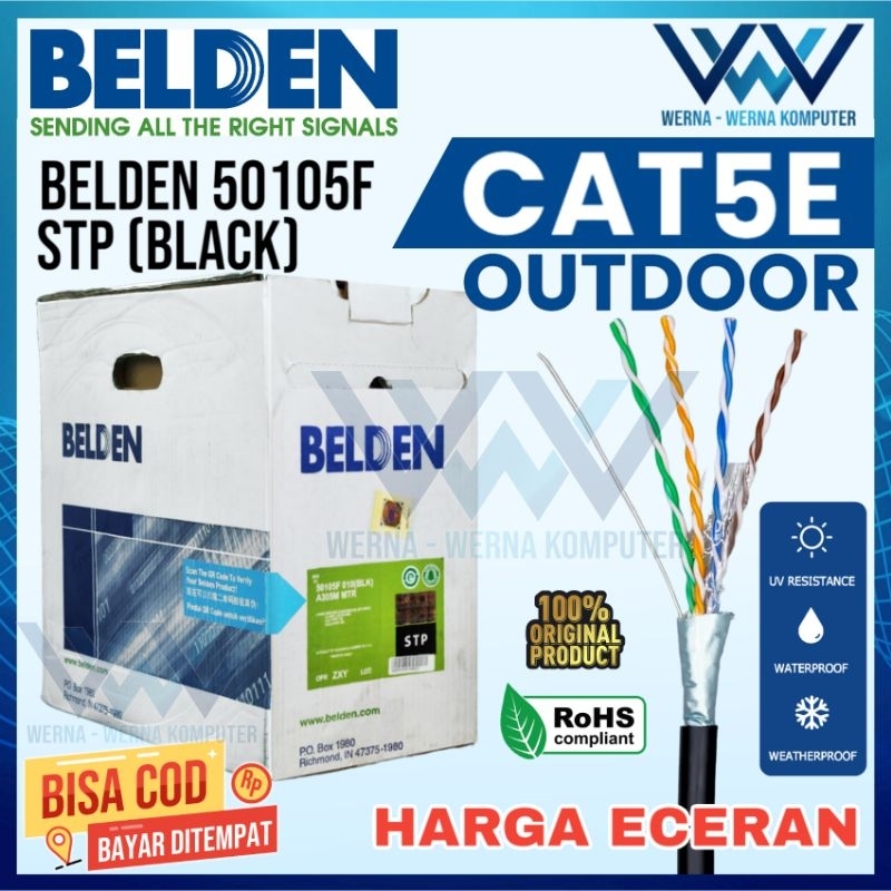 KABEL BELDEN STP CAT5E OUTDOOR CABLE  CAT 5E 50105F ORIGINAL  METERAN