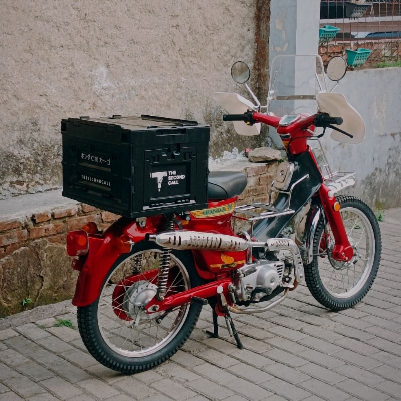 Box Cargo Belakang Universal Honda Astrea, Grand, C70, Supercub, Legenda, Honda Win / Trail Classic