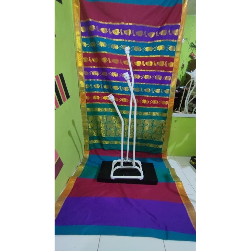 standing lampu pipa elastis 3 batang