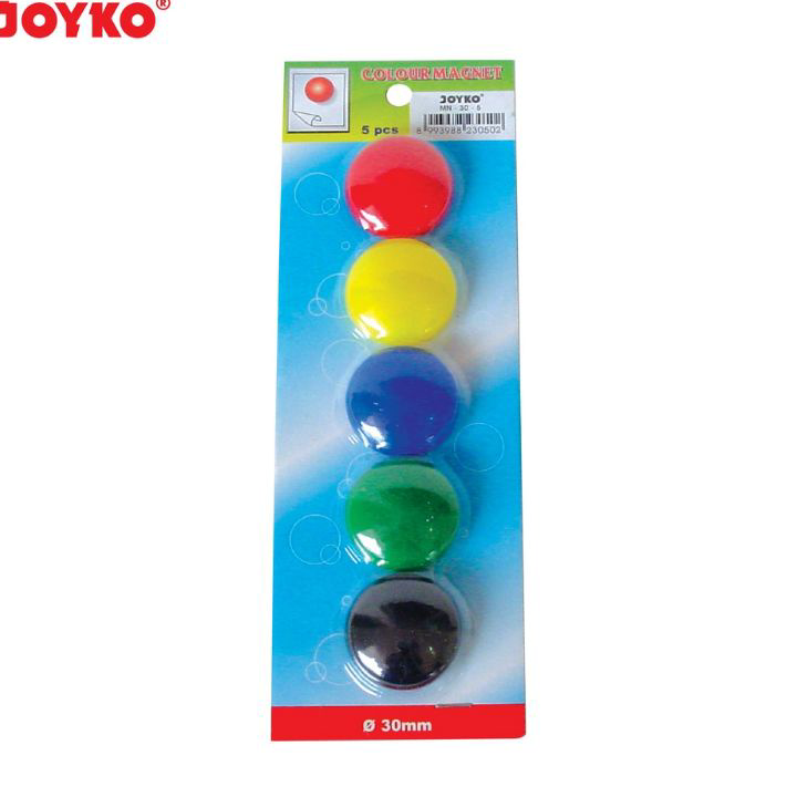 

Super Sale Magnet Papan Tulis Joyko Mn-30-5 ( 1set/5wrn )