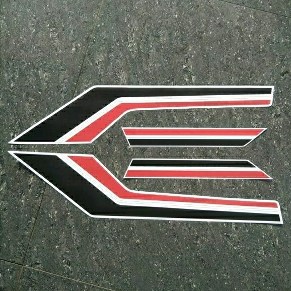 honda cb100 k5 striping polet tangki stiker tangki honda cb100 k5