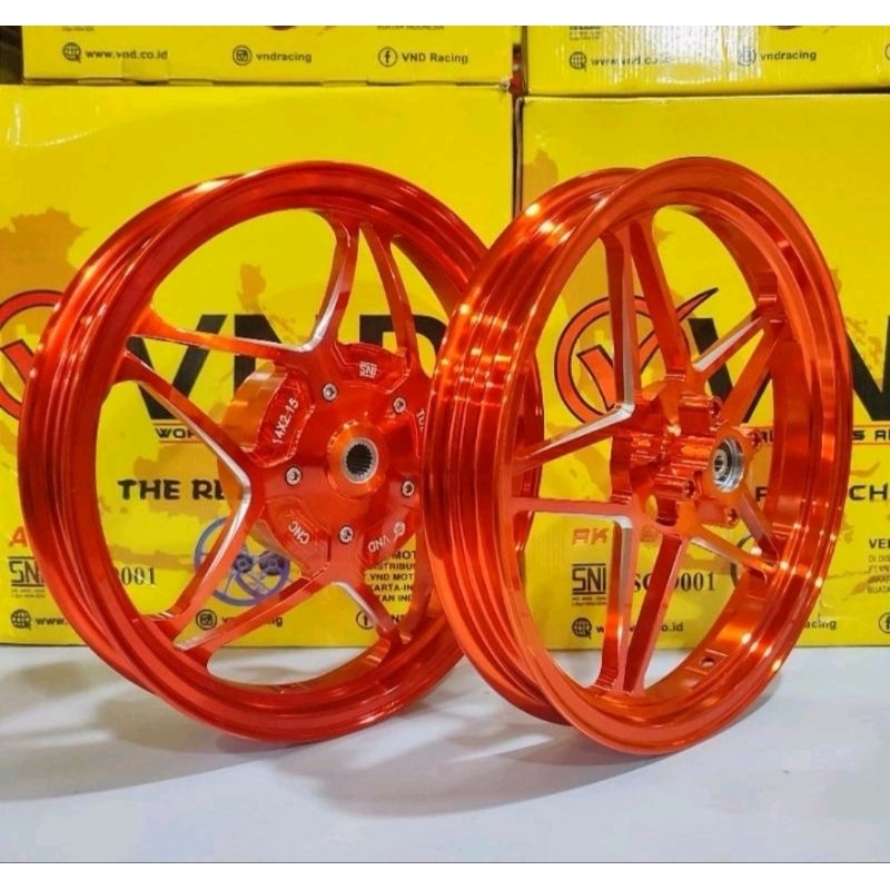 Velg racing VND V Speed Vario 125/vario 150 Velg bintang Vnd model X1R