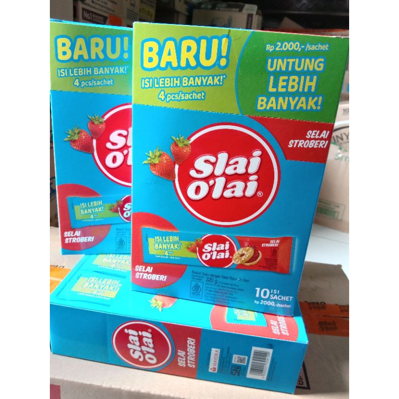 

Slai O'lai1 box isi 10@selai Stroberi