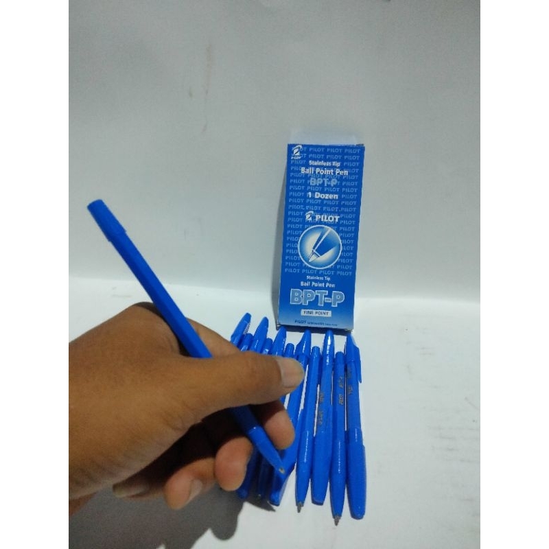 

ballpoin pilot biru BPT-P fine poin 12pcs
