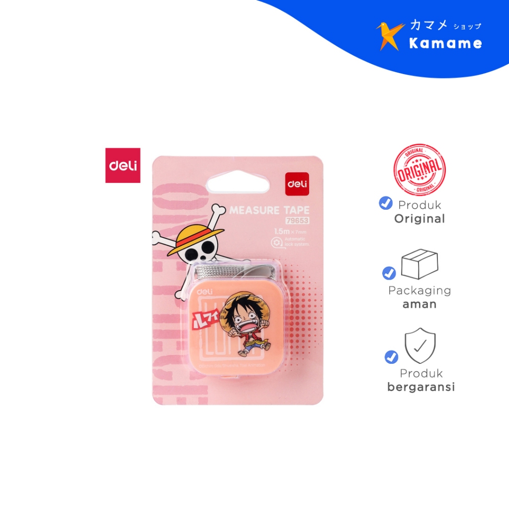 

Deli Measuring Tape - One Piece 1.5m*7mm 79653 - Kamame