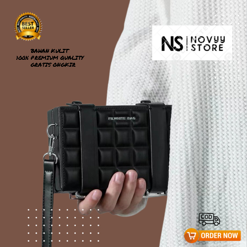 TAS SAMPING COWOK KULIT MULTIFUNGSI TAS BAHU PRIA TAS SAMPING WANITA TAS SELEMPANG PRIA WAIST HAND B