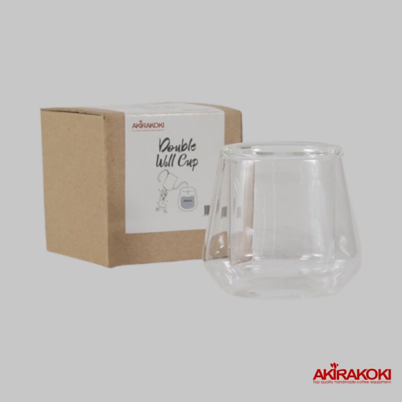 Double Wall Glass Akirakoki (DDH-80ml, DDH-180ml) - Alat Kopi