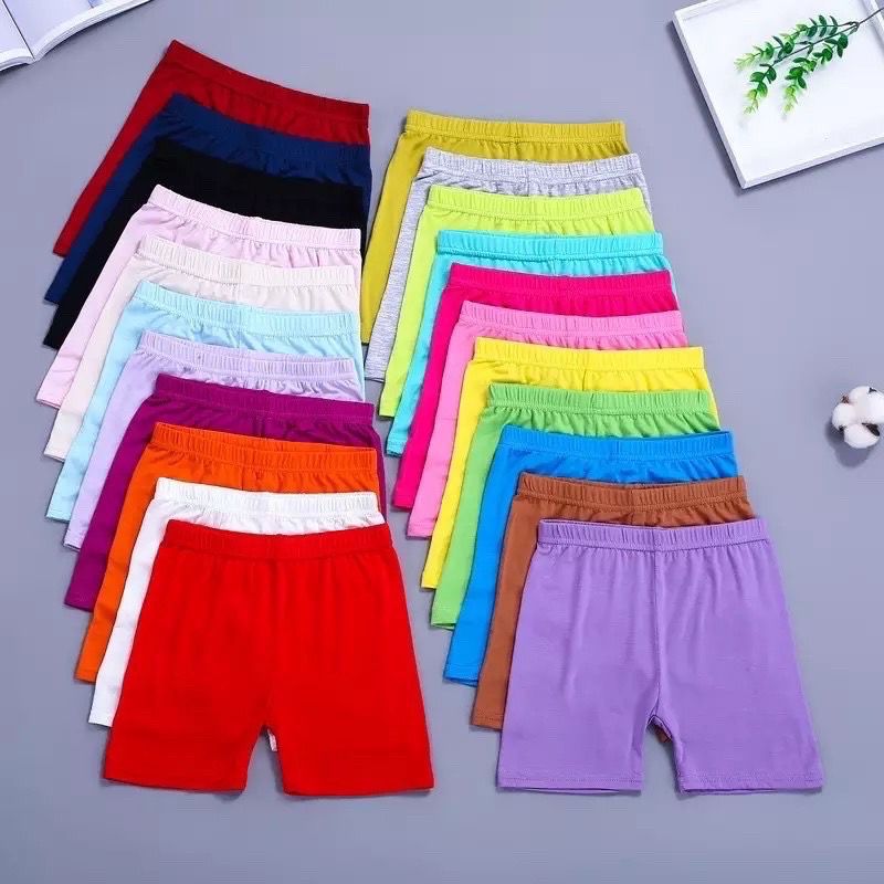 Short Pants Anak Perempuan Cewek Usia TK-SD umur 3 4 5 6 7 8 9 10 Tahun Thn Th Dalaman Rok Spandek S