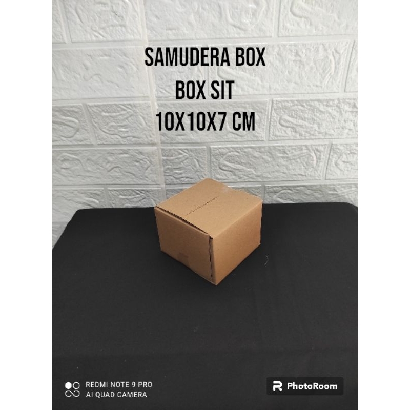 

kardus karton box uk 10x10x7 cm ST singgle wall polos