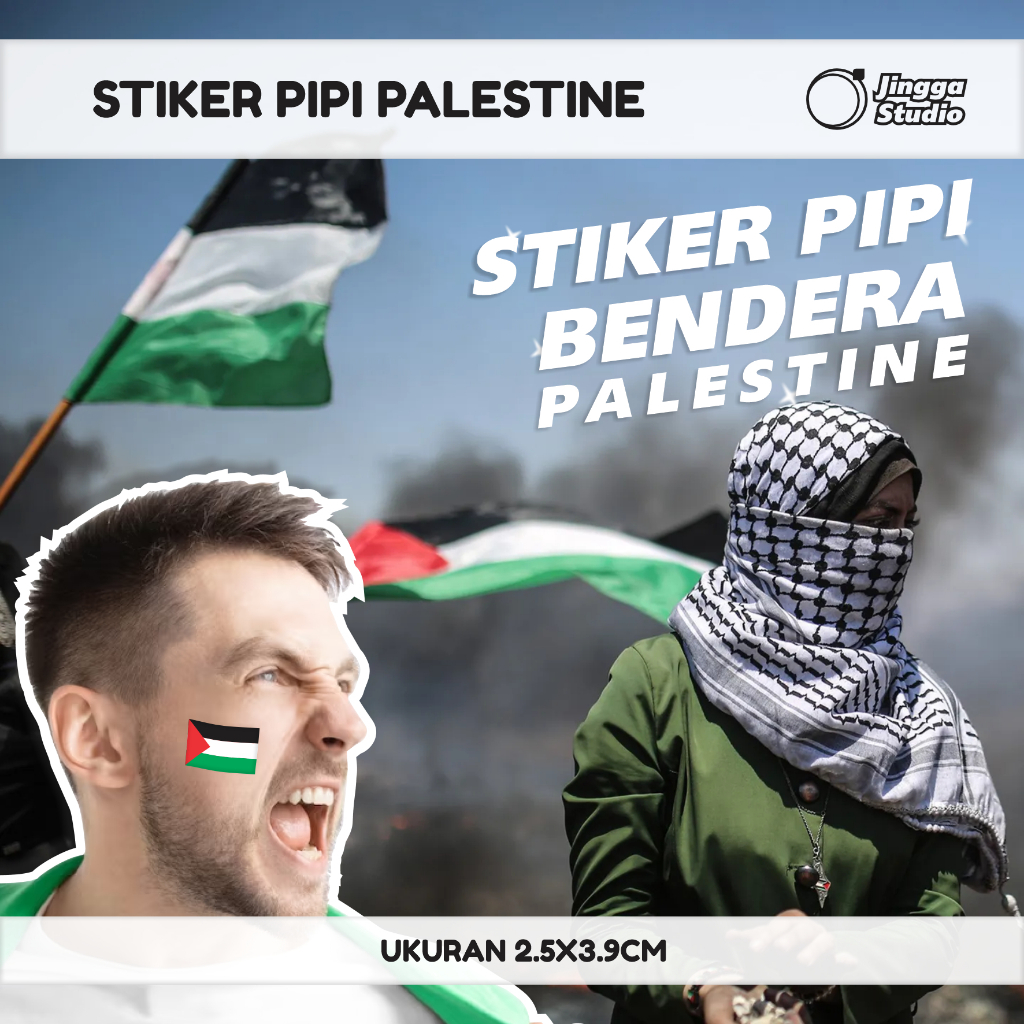 

Stiker Pipi Bendera Palestina